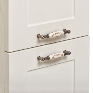 Шкаф Акватон Леон дуб белый 1A186503LBPS0